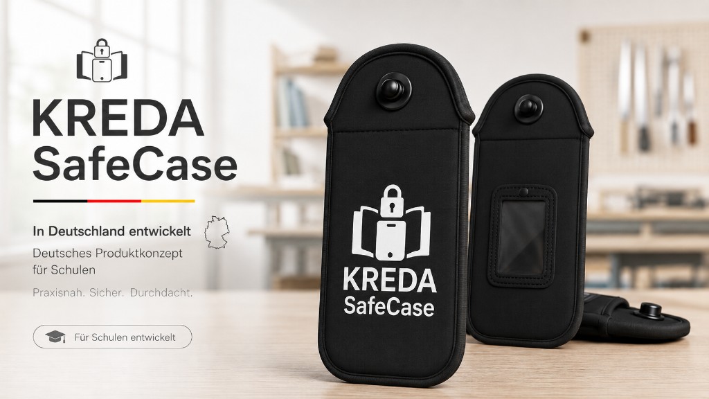 KREDA SafeCase — in Deutschland entwickelt, deutsches Produktkonzept für Schulen